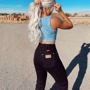 Black vintage wranglers